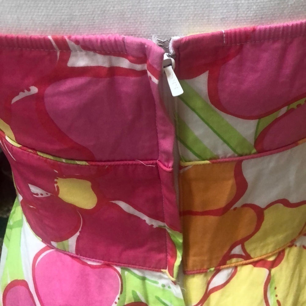 Lilly Pulitzer🚫SOLD🚫White Label Vintage Floral Midi Halter Tie A line Dress - Picture 11 of 15
